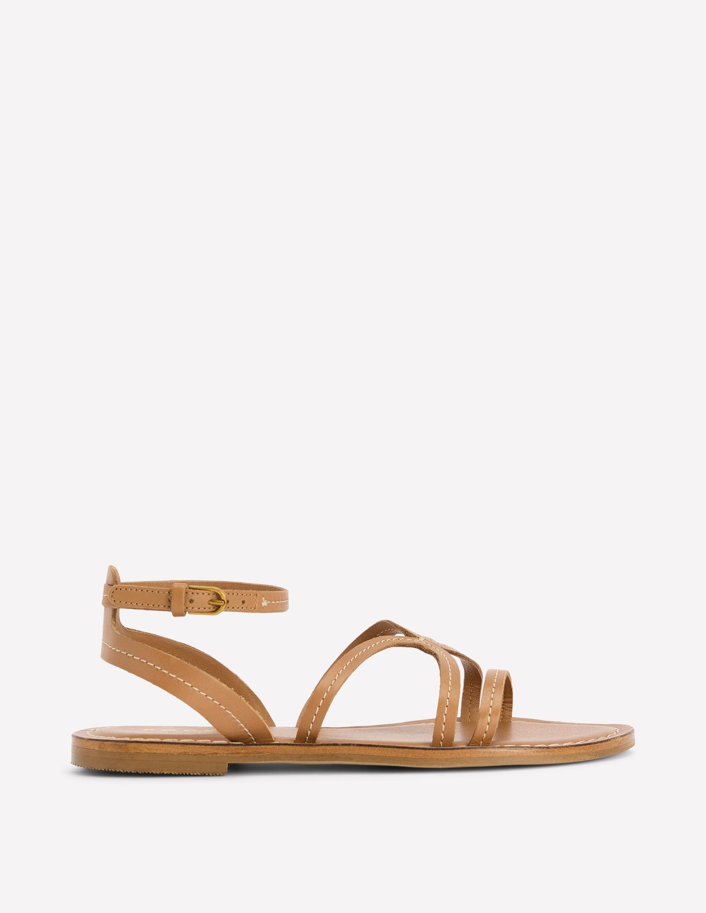 Boden Casual Flat Sandal - Tan