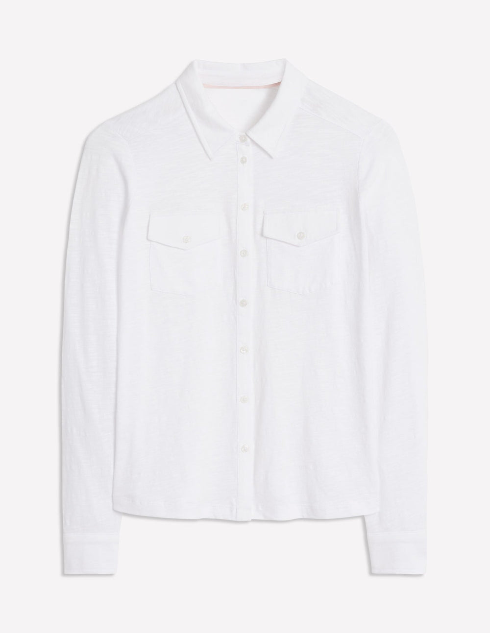 Boden Amy Jersey Shirt - White
