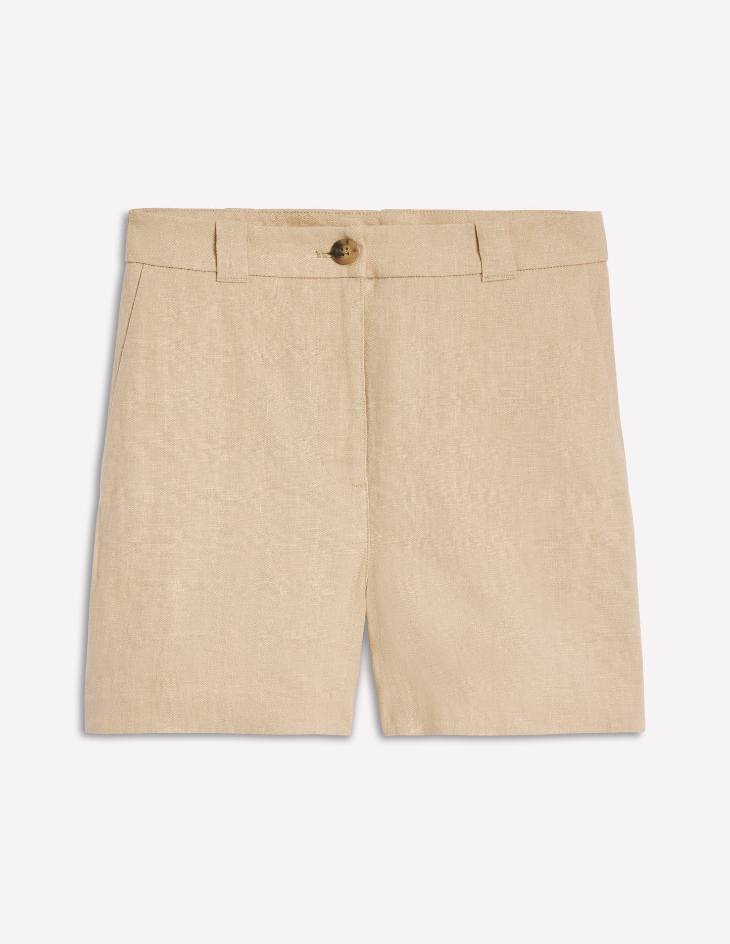 Boden Westbourne Linen Shorts - Oatmeal