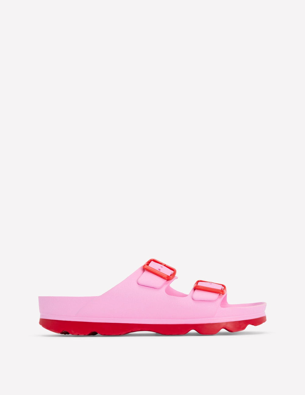 Boden Lyla Double Buckle Sliders - Soft Pink