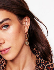 Boden Spinner Disc Hoops - Gold
