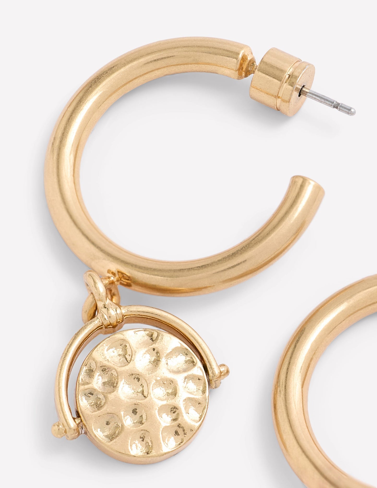Boden Spinner Disc Hoops - Gold