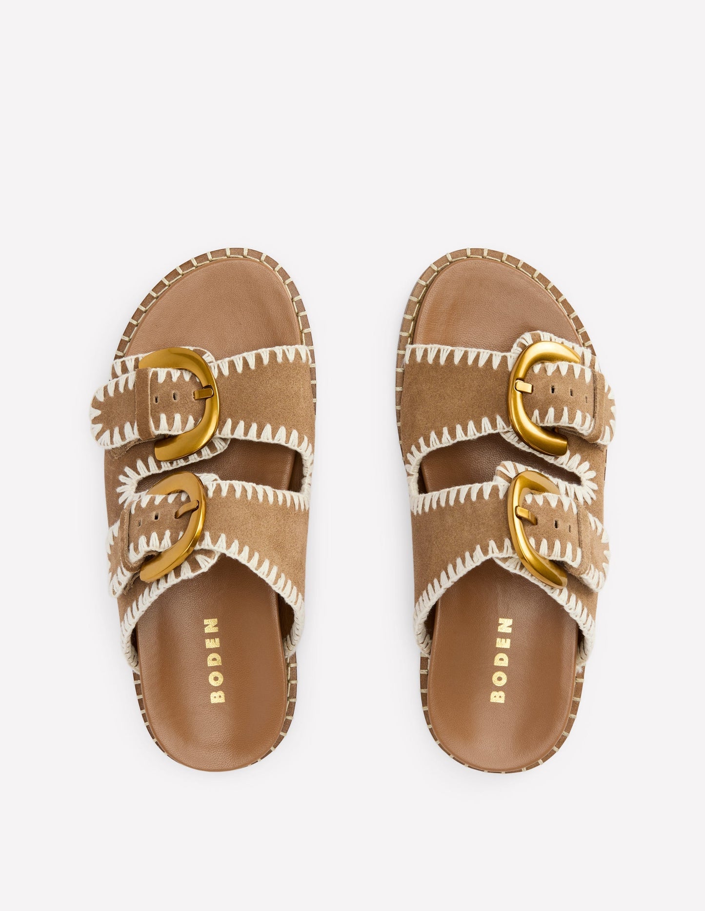 Boden Alberta Footbed Sandals - Tan