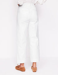 Boden Primrose Patch Pocket Pants - White