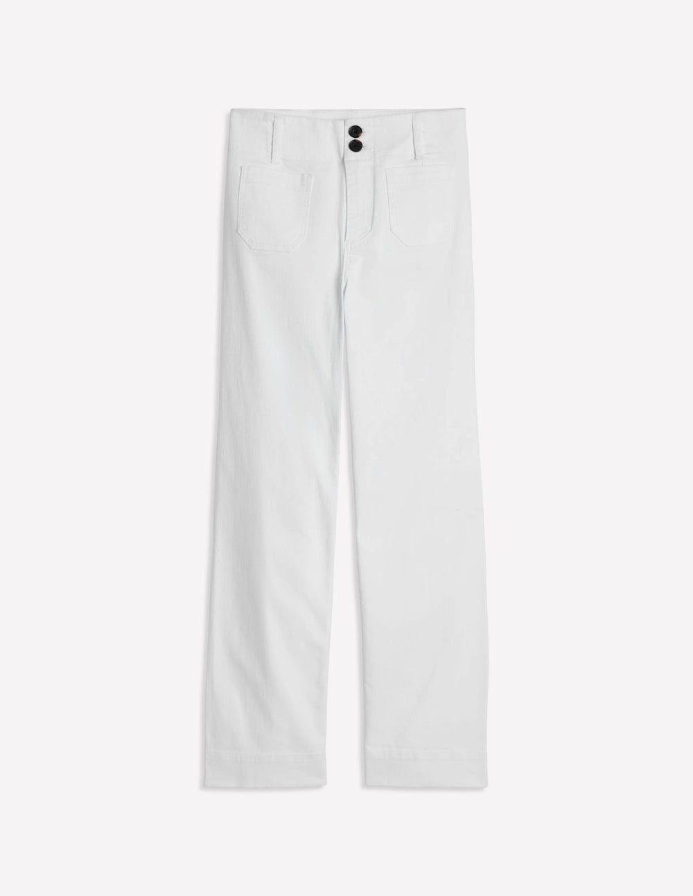 Boden Primrose Patch Pocket Pants - White