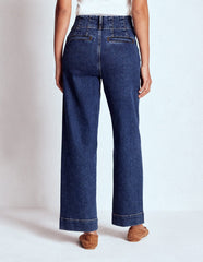 Boden Patch Pocket Cropped Pants - Mid Vintage
