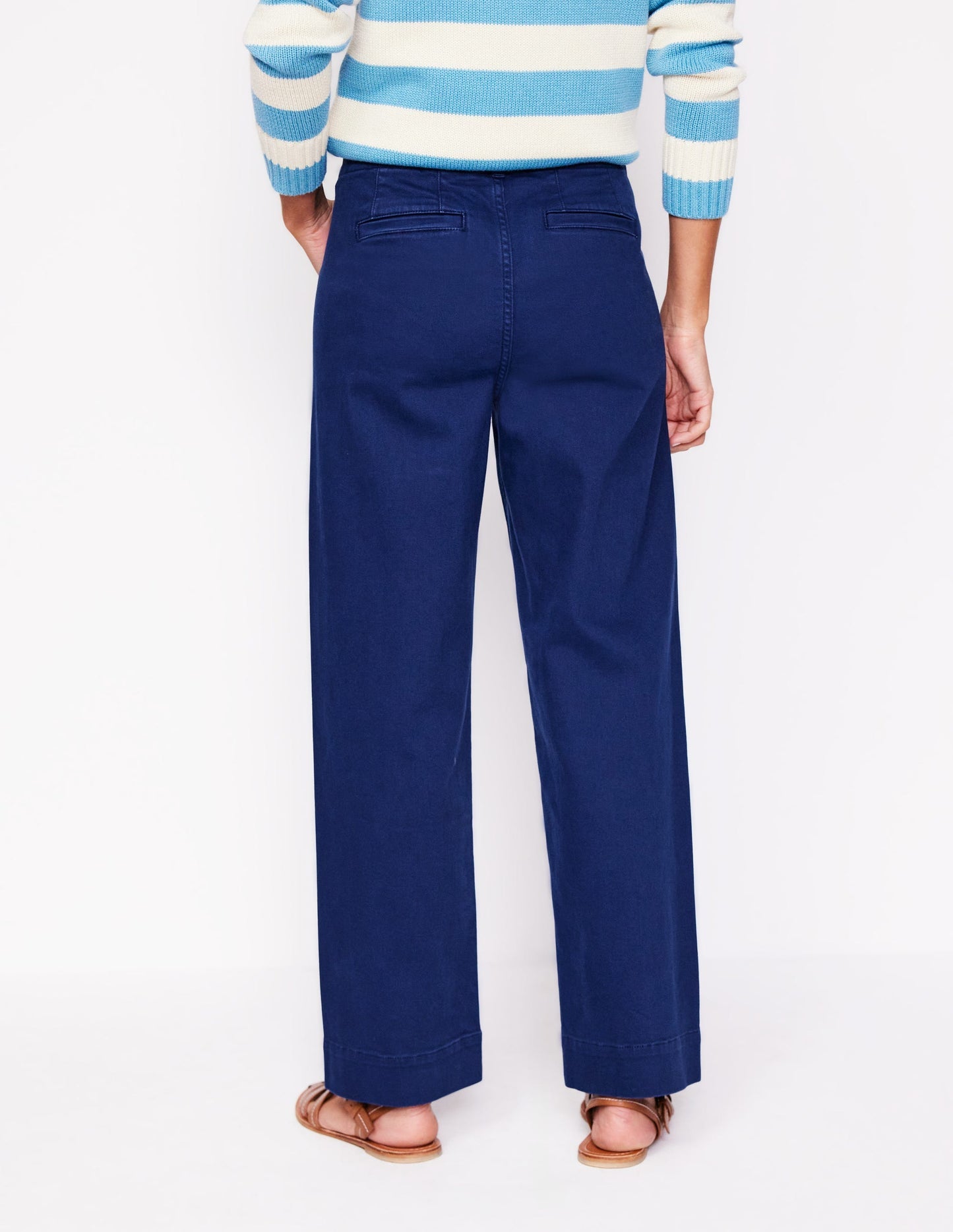 Boden Primrose Patch Pocket Pants - Navy