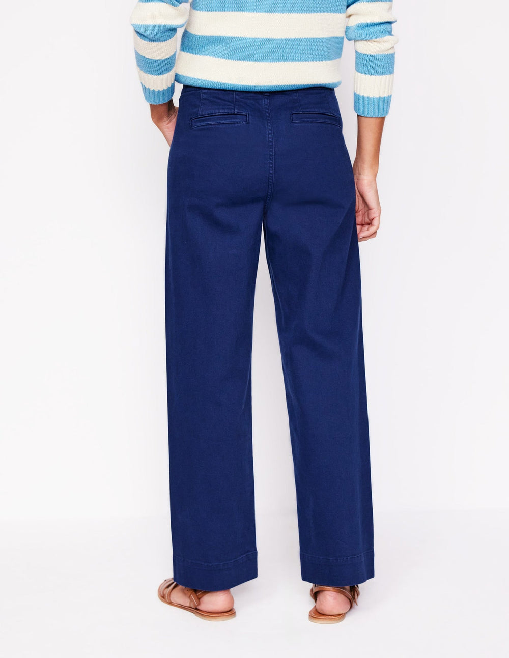 Boden Primrose Patch Pocket Pants - Navy