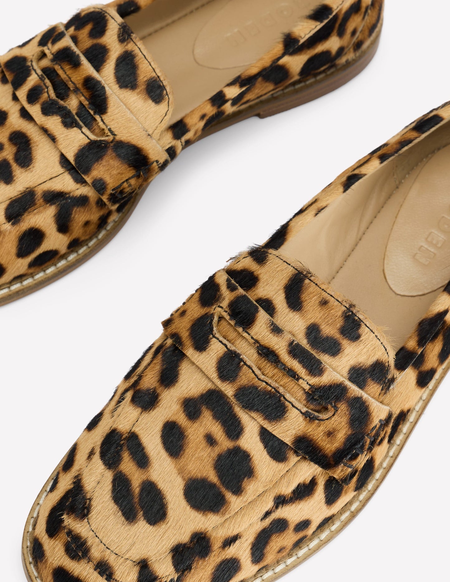 Boden Nya Penny Loafers - Classic Leopard