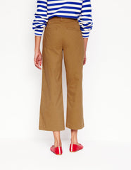Boden Barnsbury Crop Chino Pants - Hazelnut Brown