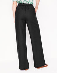 Boden Dulwich Linen Pants - Black