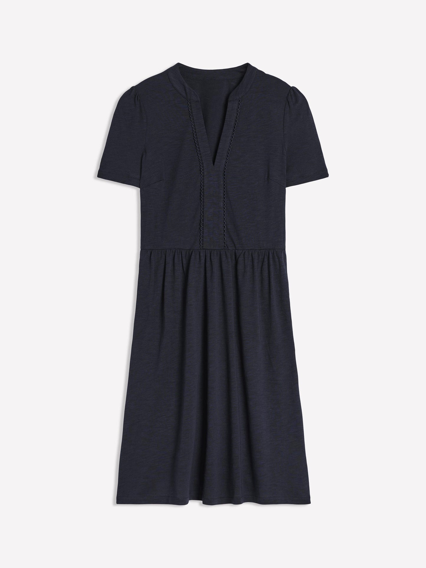 Boden Naomi Short Sleeve Dress - Navy