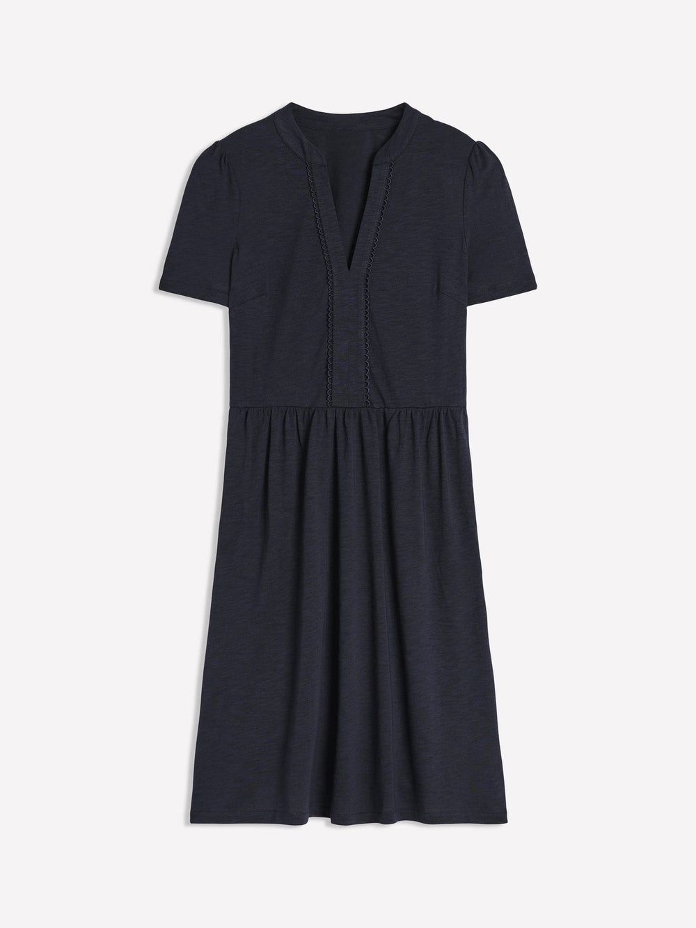 Boden Naomi Short Sleeve Dress - Navy