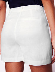 Boden Westbourne Linen Shorts - White