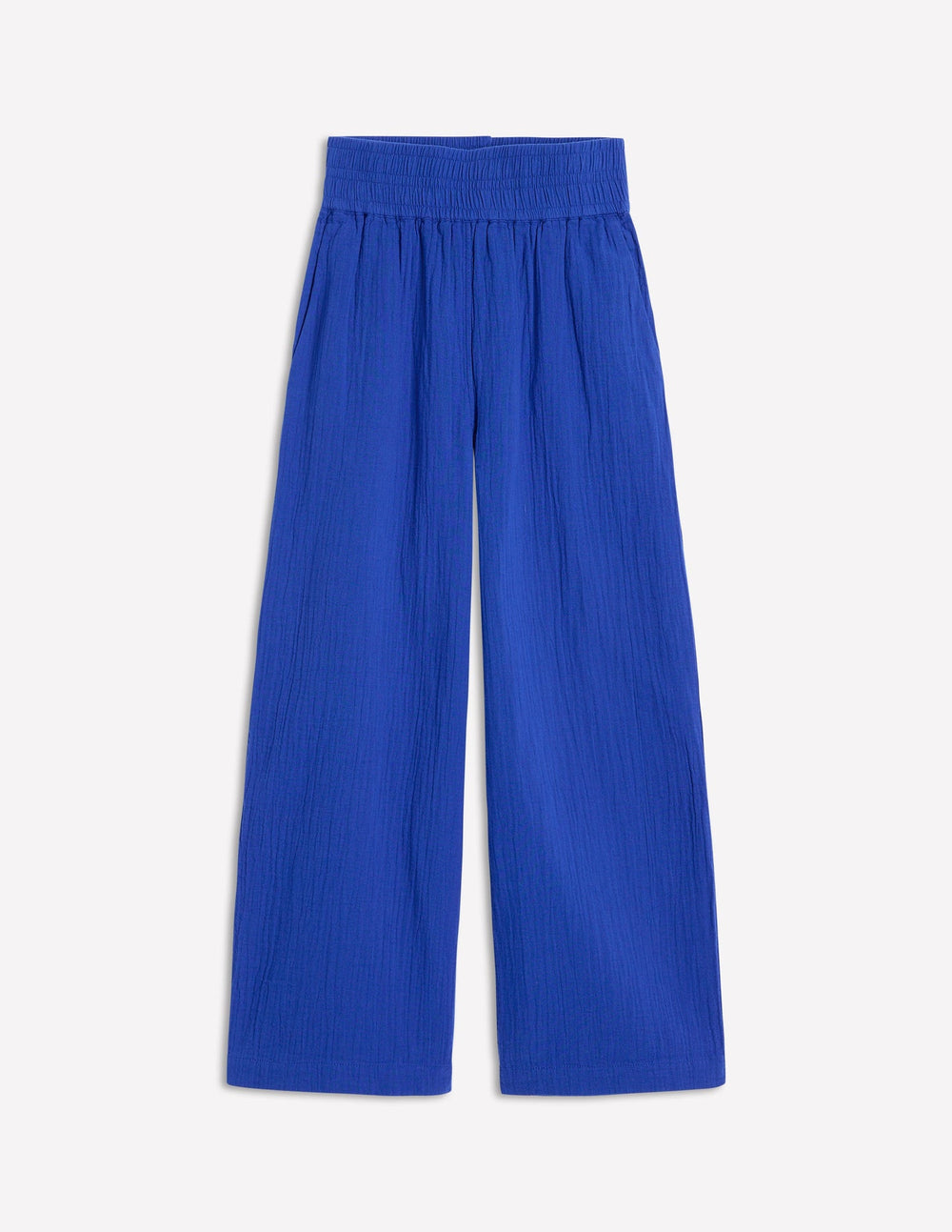 Boden Cropped Double Cloth Pants - Bright Blue
