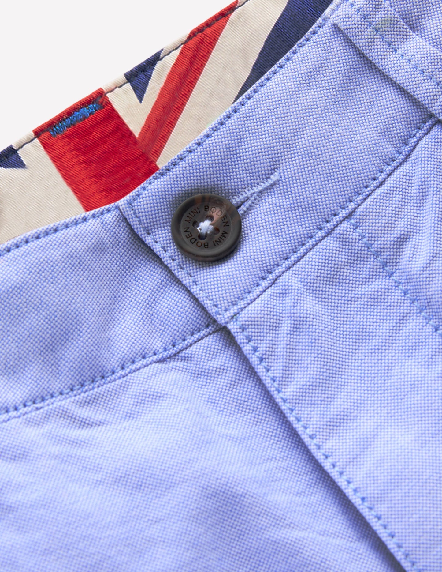 Boden Classic Chino Shorts - Blue Oxford