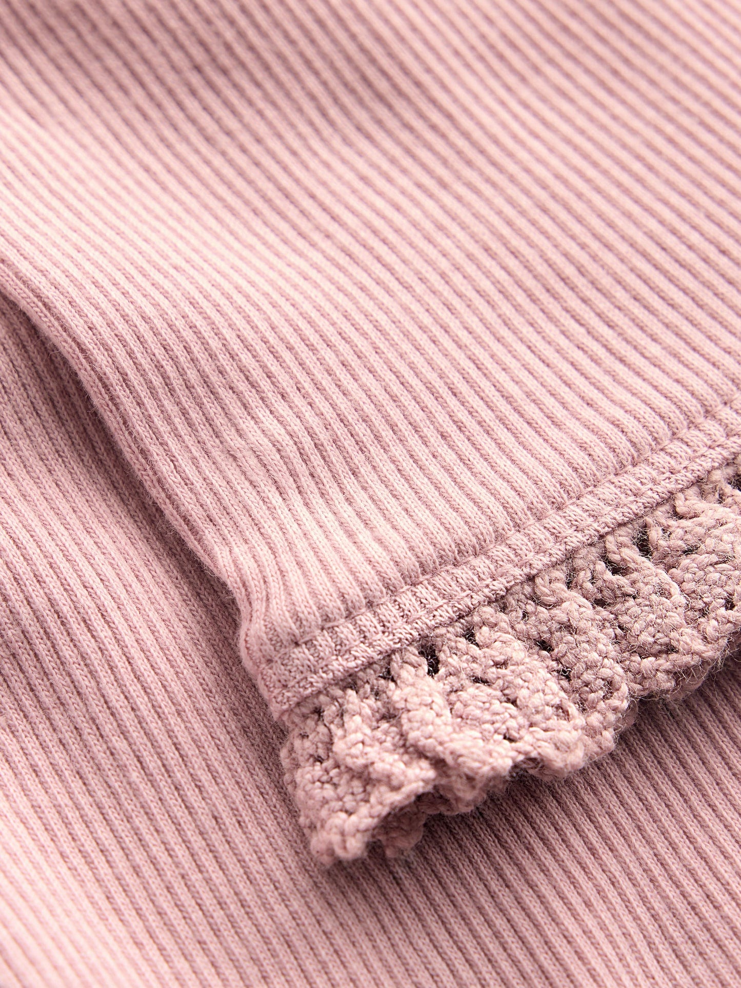 Boden Ribbed Leggings - Vintage Pink