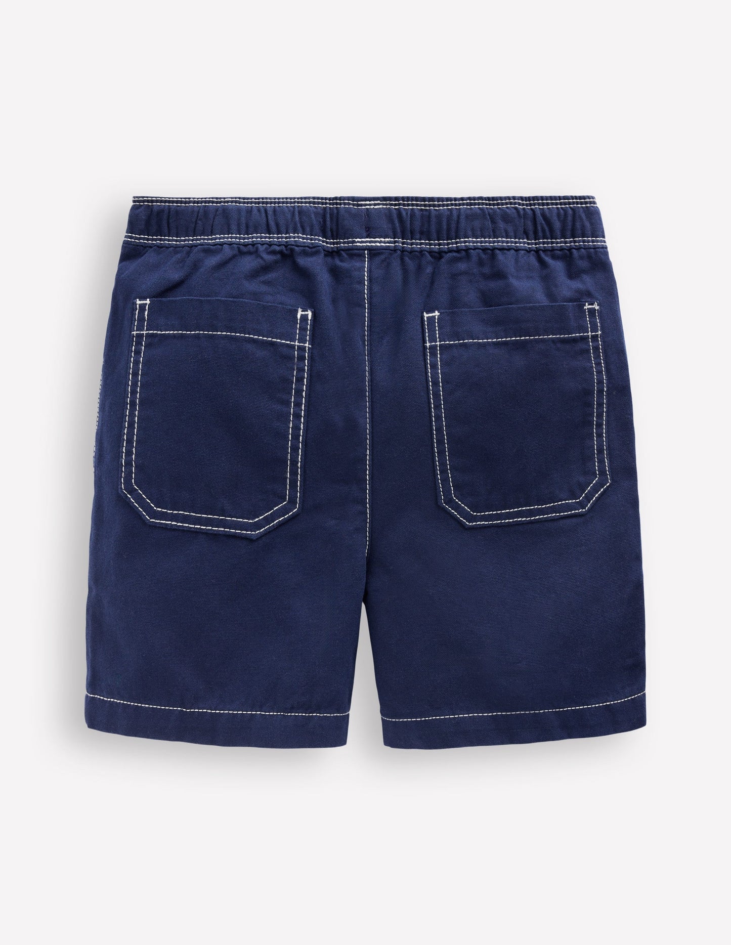 Boden Pull - On Cotton Shorts - Navy