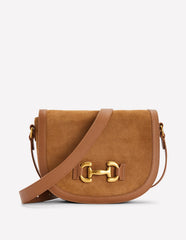 Boden Iris Snaffle Leather Satchel - Tan