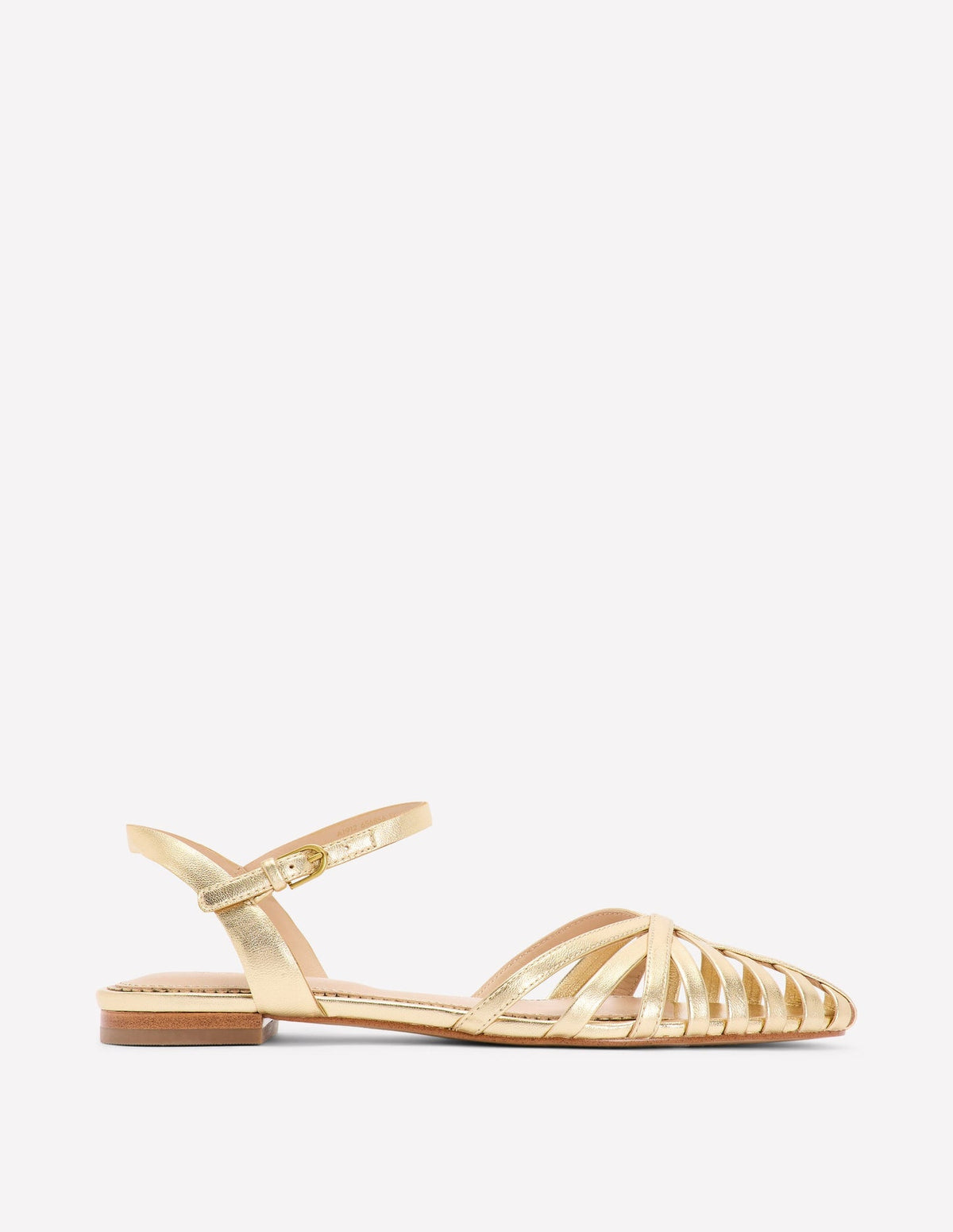Boden Multi Strap Pointed Sandals - Gold