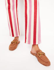 Boden Iris Snaffle Mule Loafers - Tan