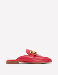 Boden Iris Snaffle Mule Loafers - Red