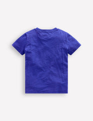 Boden Everyday Short Sleeve T-shirt - Bright Blue