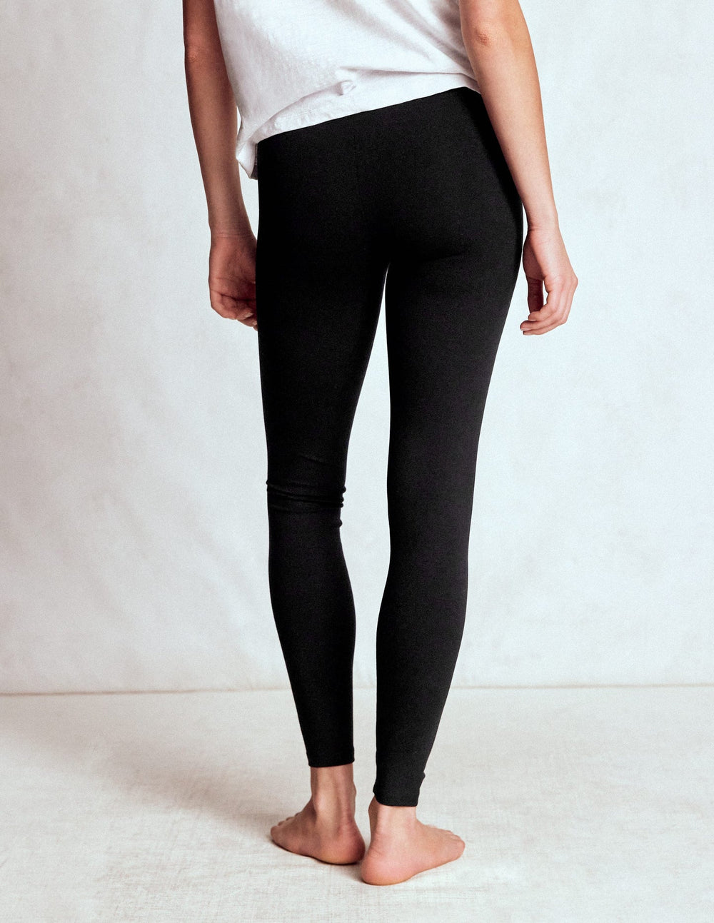 Boden High Rise Jersey Leggings - Black