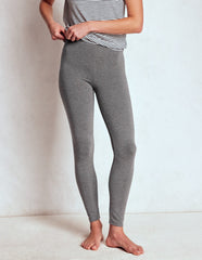Boden High Rise Jersey Leggings - Charcoal Marl