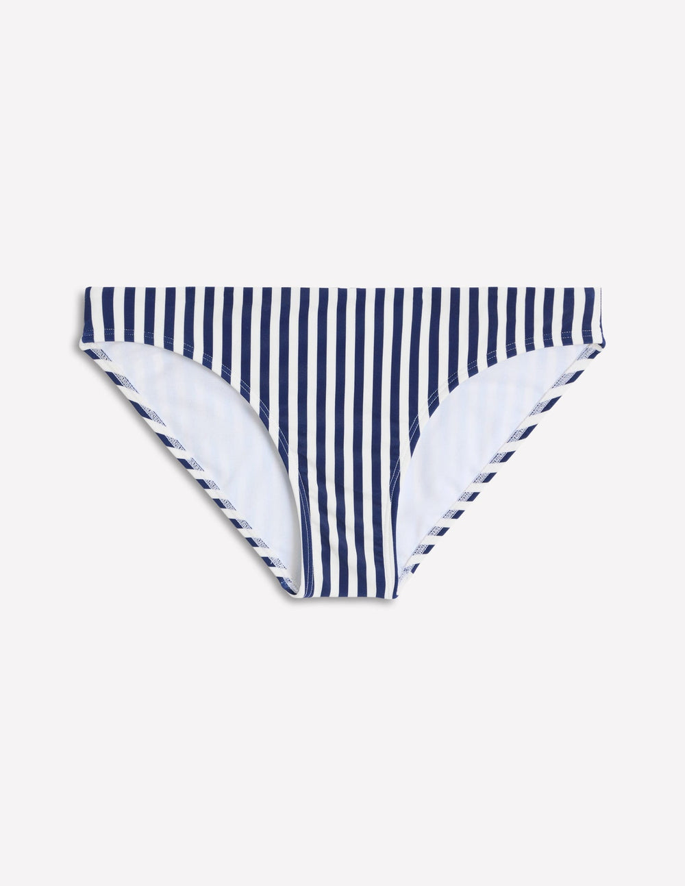 Boden Classic Bikini Bottoms - Fine Navy, Ivory Stripe
