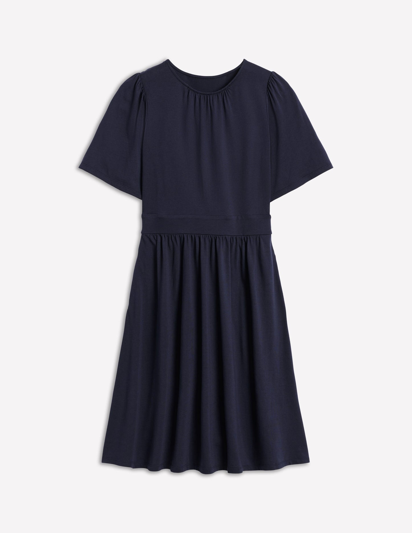 Boden Louisa Short Jersey Dress - Navy