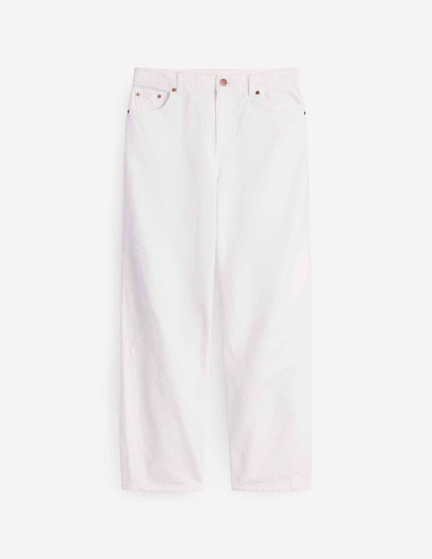 Boden Barrel Leg Jeans - White