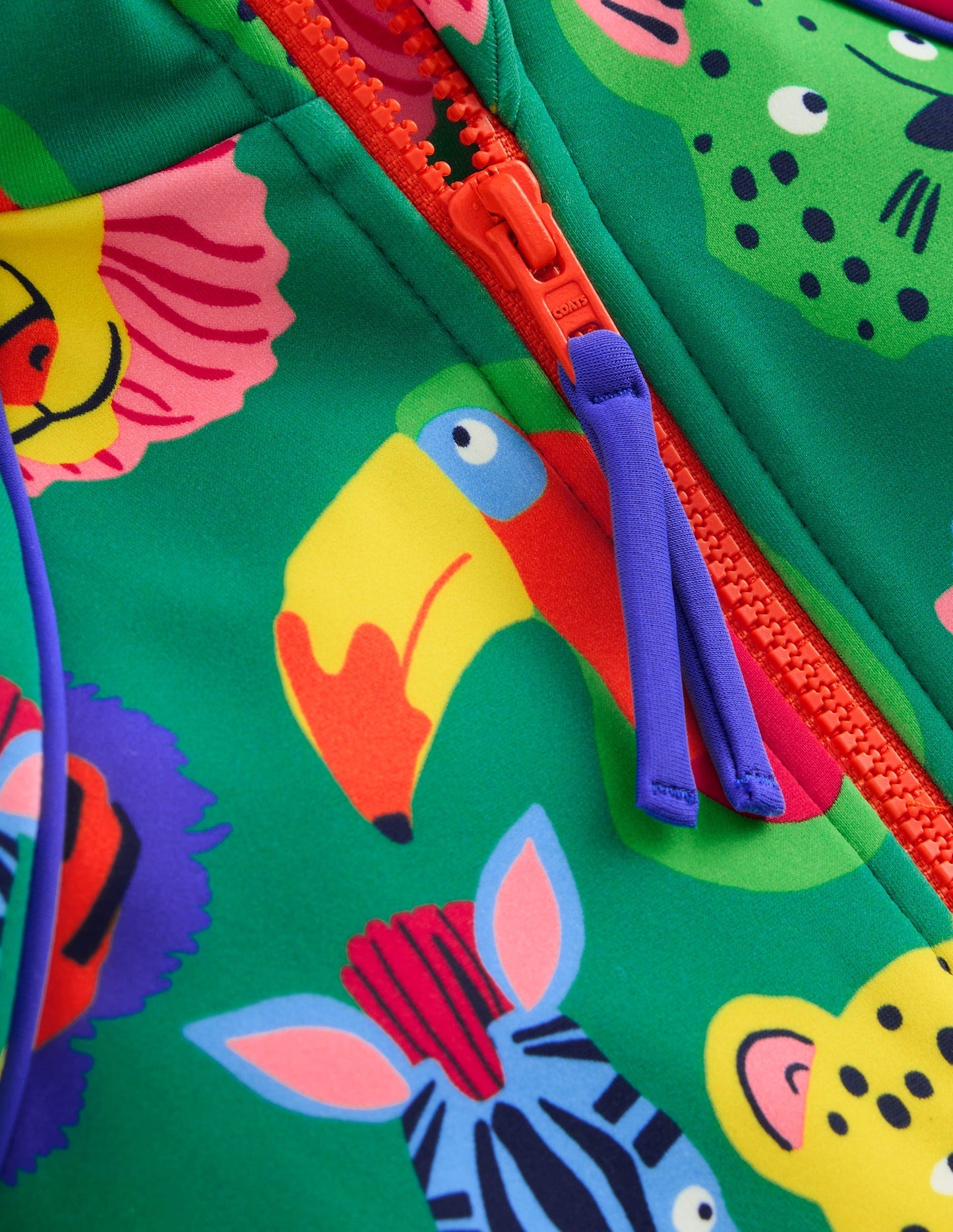 Boden Fun Sun Safe Surfsuit - Multi Animal Faces