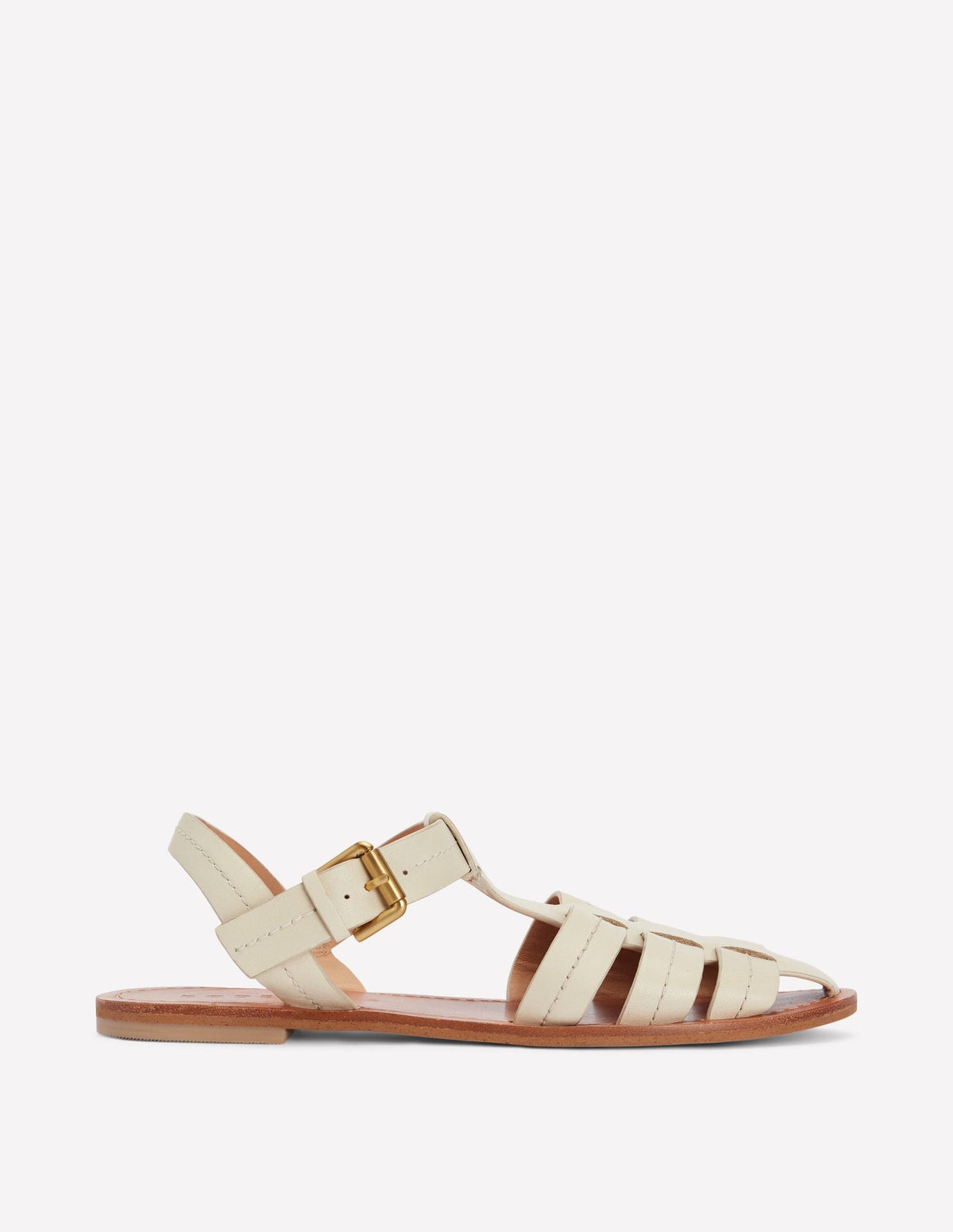 Boden Fisherman Flat Sandals - Ecru