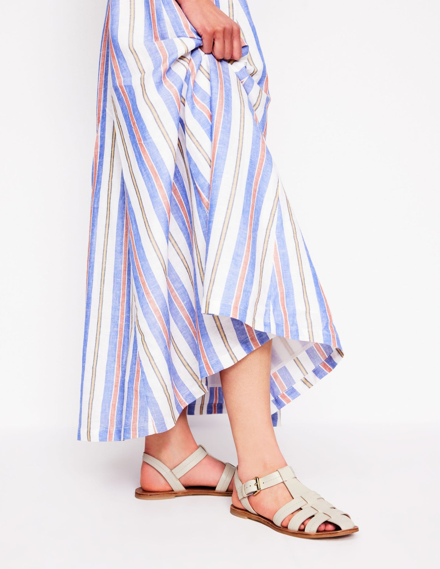 Boden Fisherman Flat Sandals - Ecru