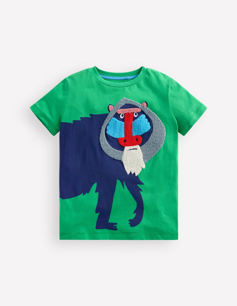 Boden Fun Graphic T-shirt - Sapling Green Baboon