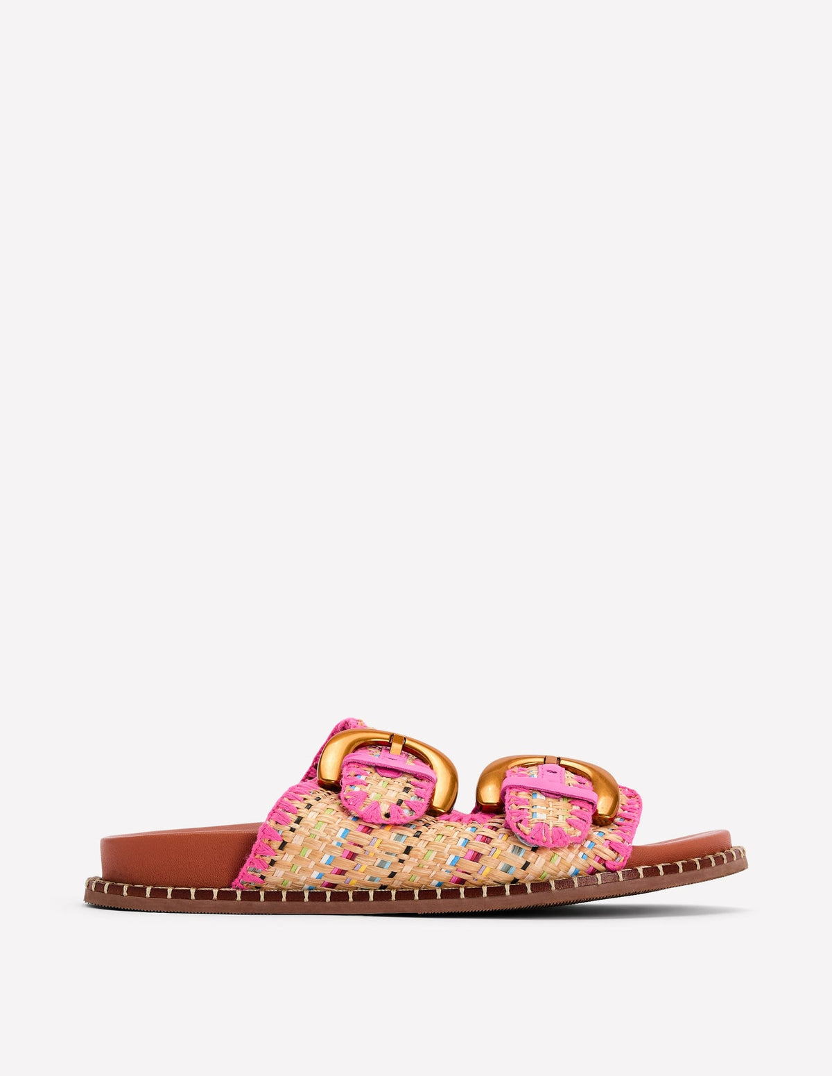 Boden Alberta Footbed Sandals - Natural/Multi