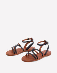 Boden Casual Flat Sandal - Navy