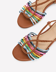 Boden Multi Strap Flat Sandal - Multi