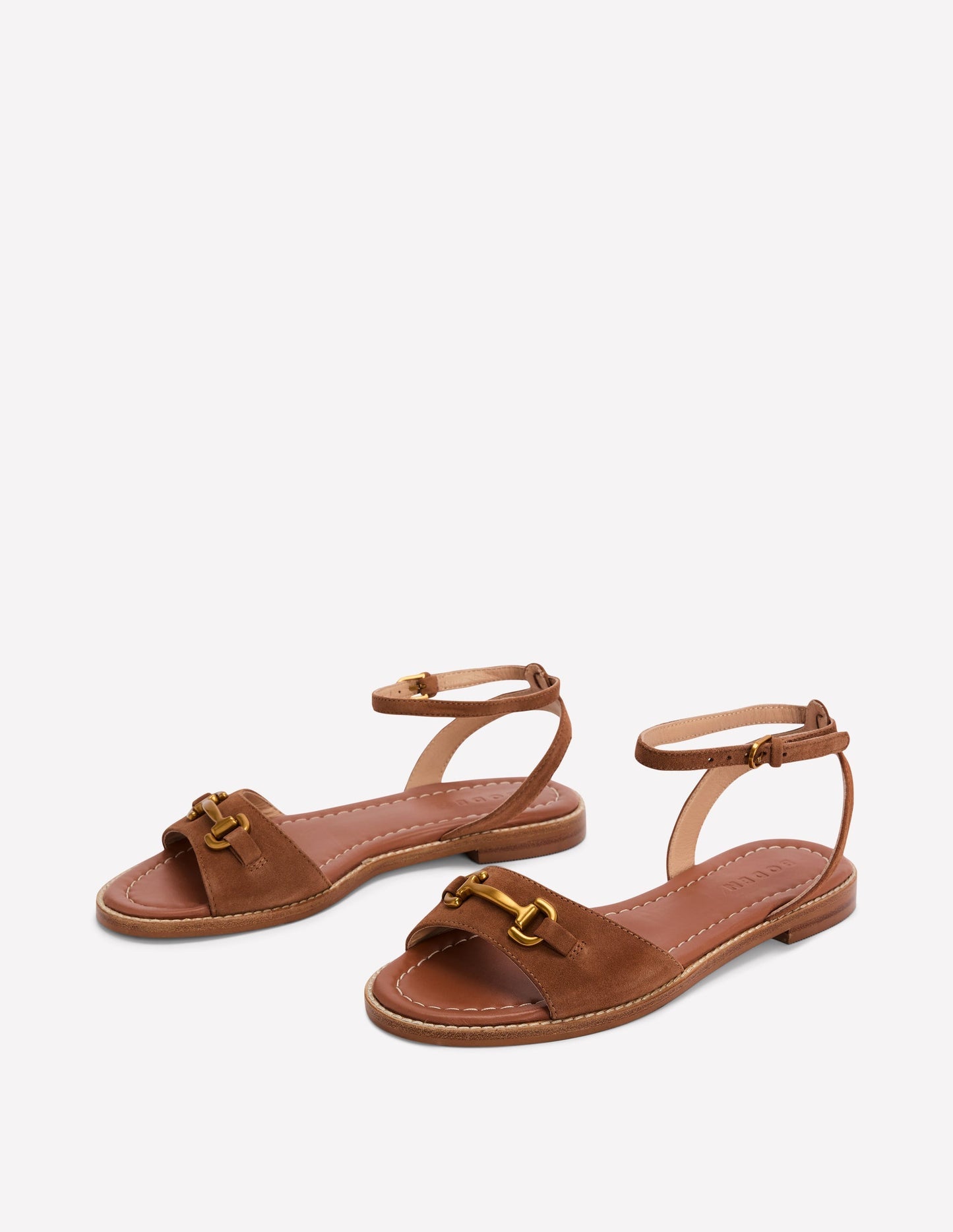 Boden Iris Snaffle Flat Sandals - Ginger Snap
