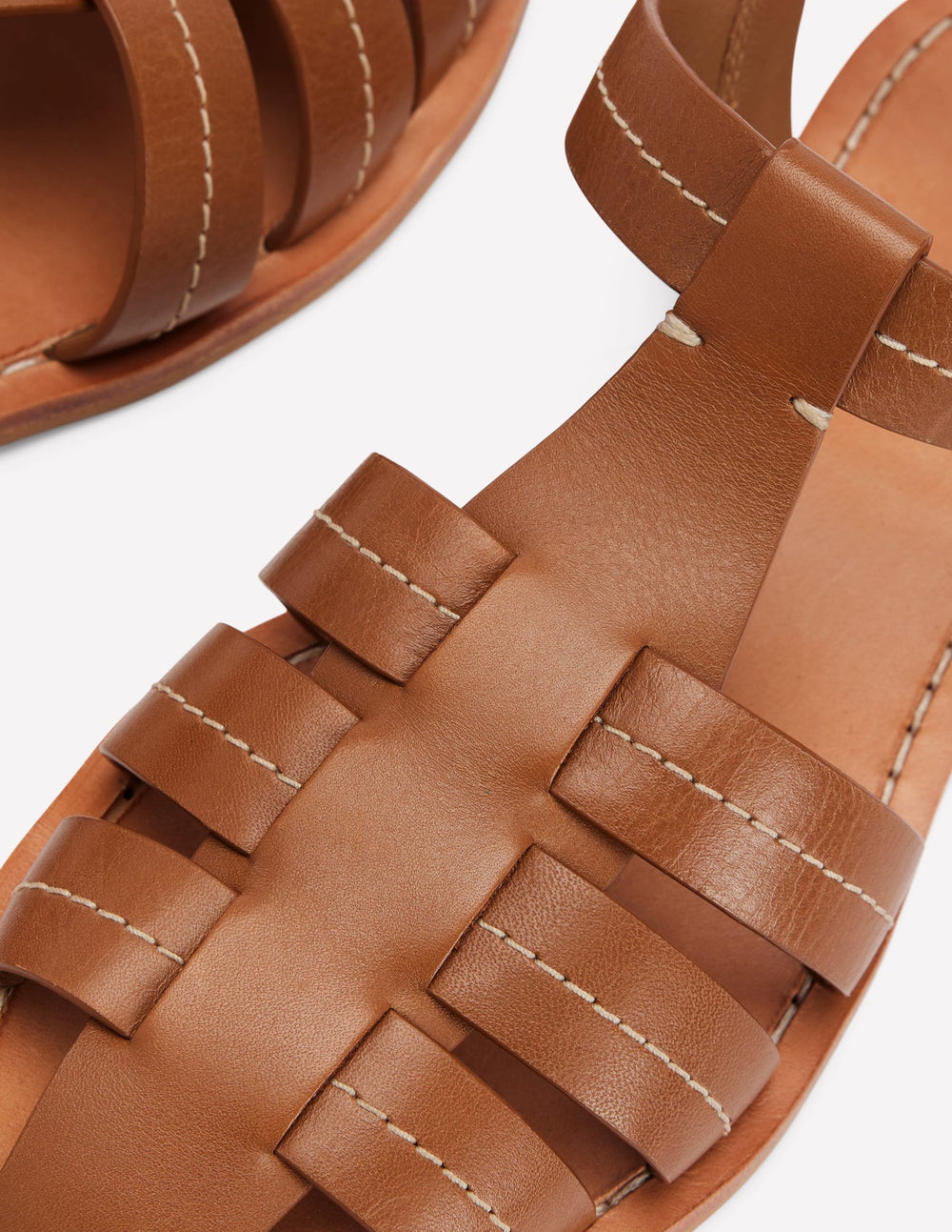 Boden Fisherman Flat Sandals - Tan