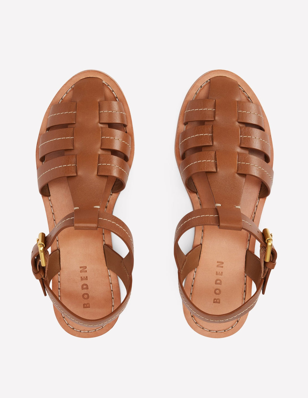 Boden Fisherman Flat Sandals - Tan
