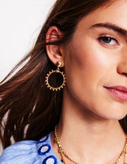 Boden Circle Ring Earrings - Gold