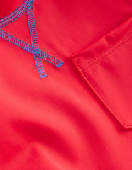 Boden Short Sleeve Rash Vest - Poppy Red