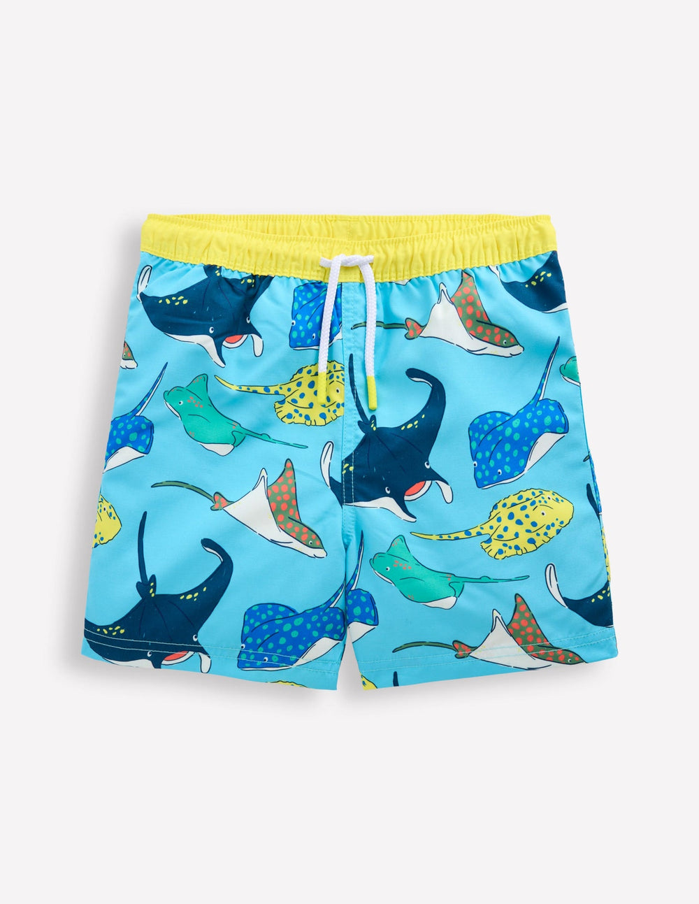 Boden Swim Shorts - Caribbean Blue Rays
