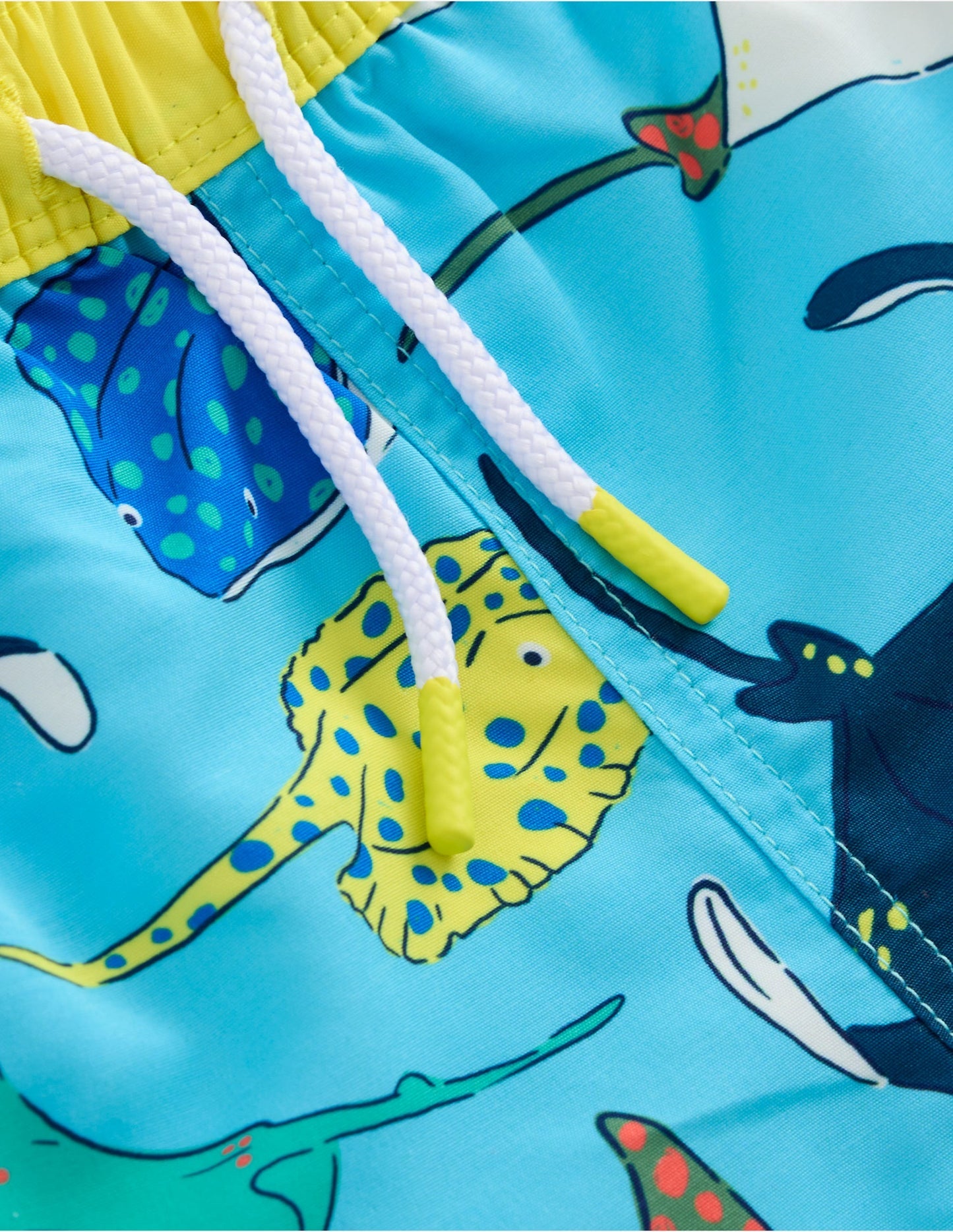 Boden Swim Shorts - Caribbean Blue Rays