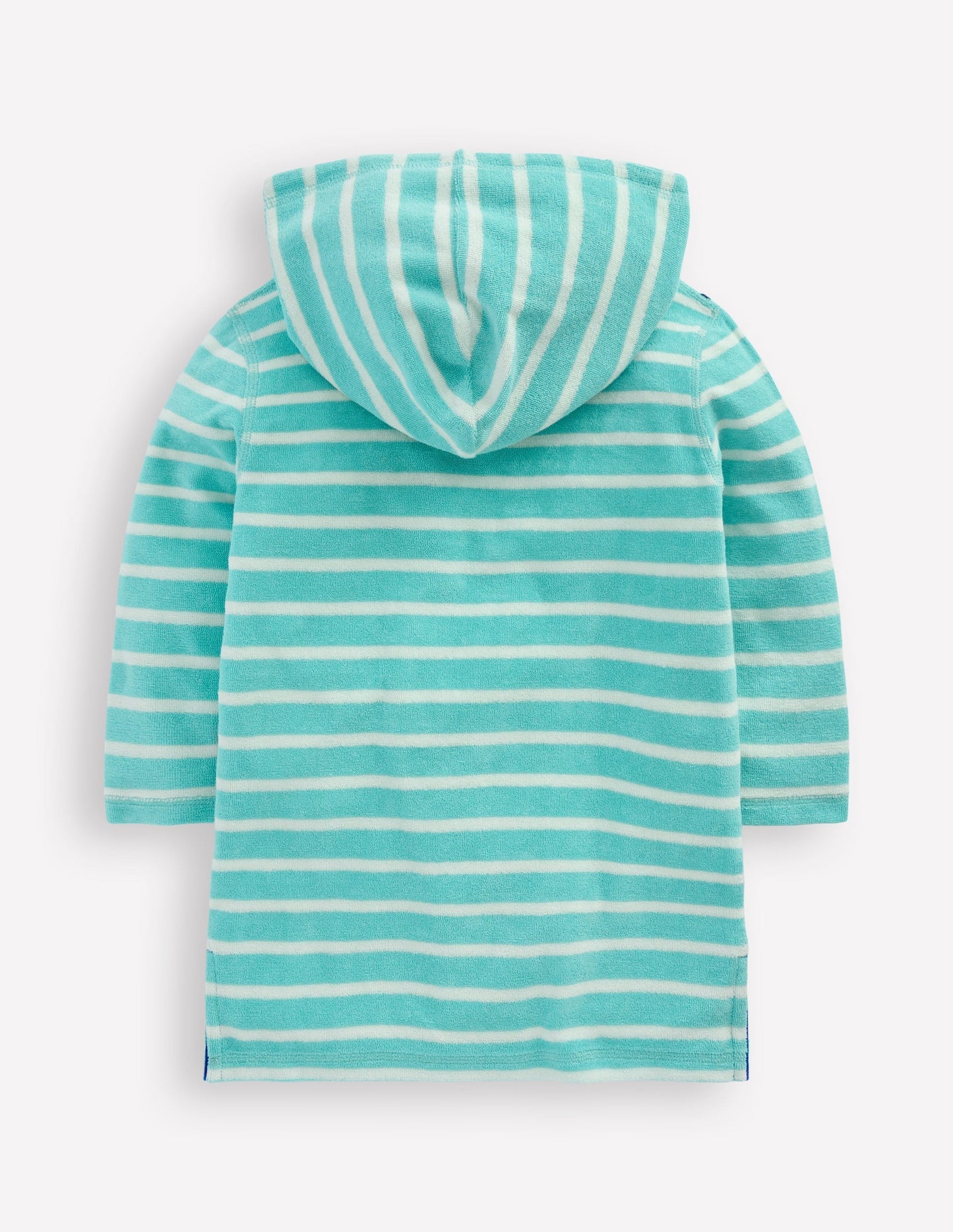 Boden Appliqué Towelling Throw - on - Caribbean Blue Stingray