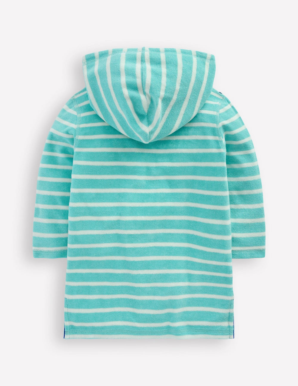 Boden Appliqué Towelling Throw - on - Caribbean Blue Stingray