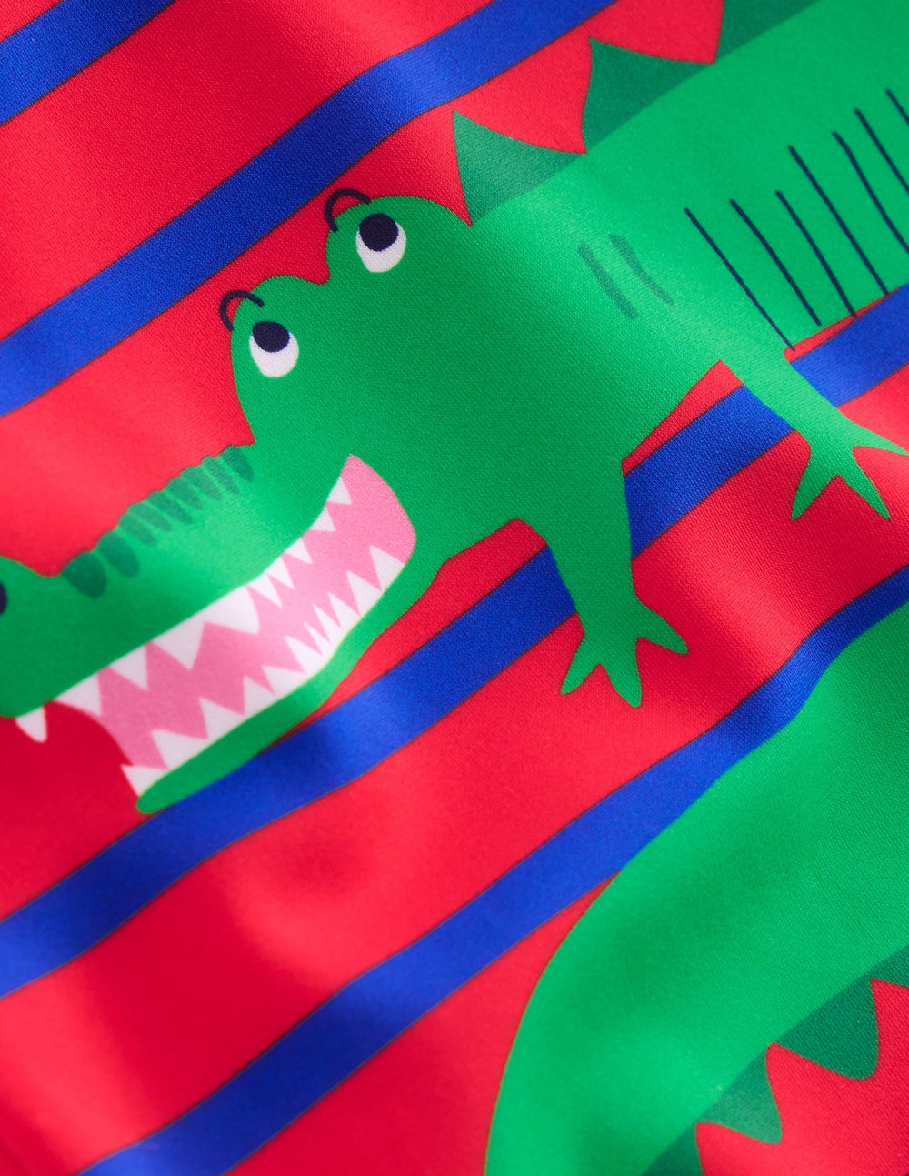 Boden Fun Rash Vest Set - Gallery Blue/Poppy Red Croc