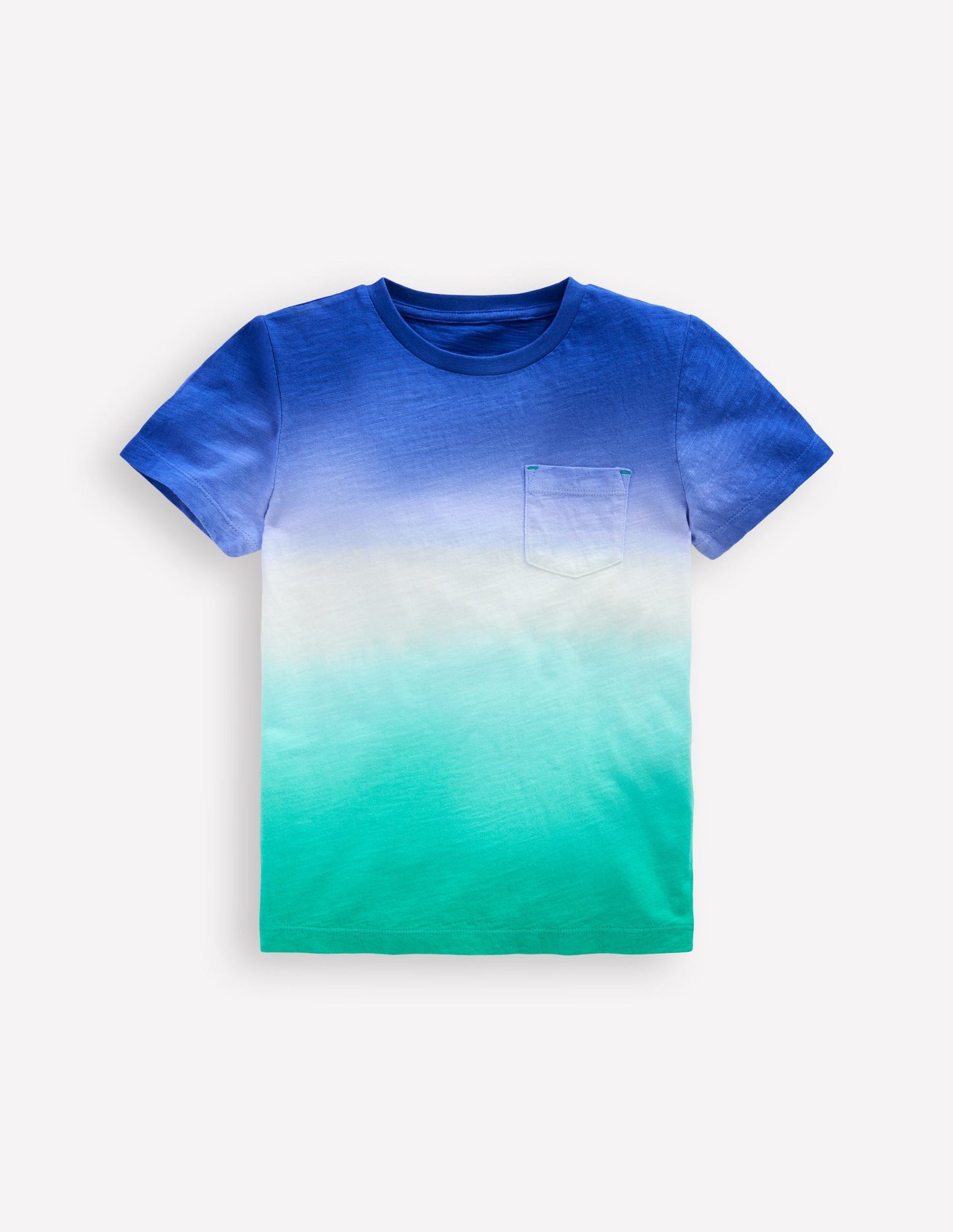 Boden Tie Dye T-shirt - Bright Blue /Aquamarine Blue